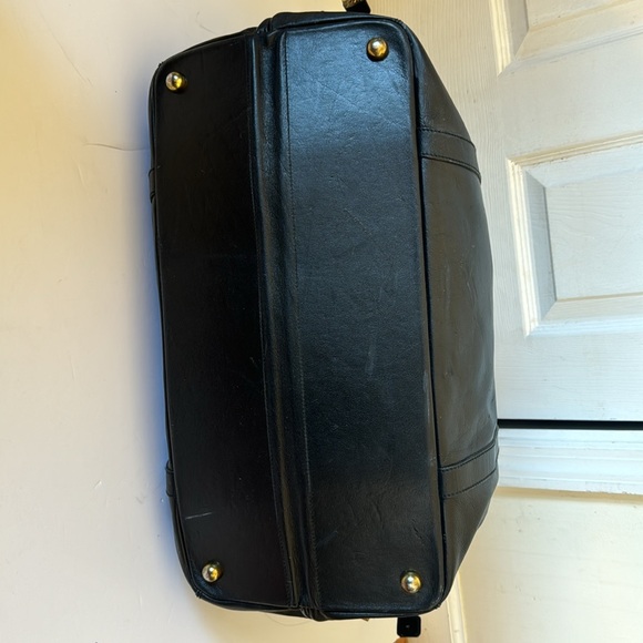 Vintage Gold Pfeil luggage bag Handmade in Germany - Picture 9 of 16